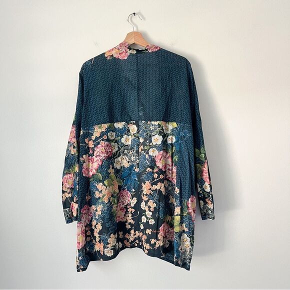 Johnny Was Cardi Timmie Print Floral Kimono Top NEW Plus Size 2X - Picture 6 of 11